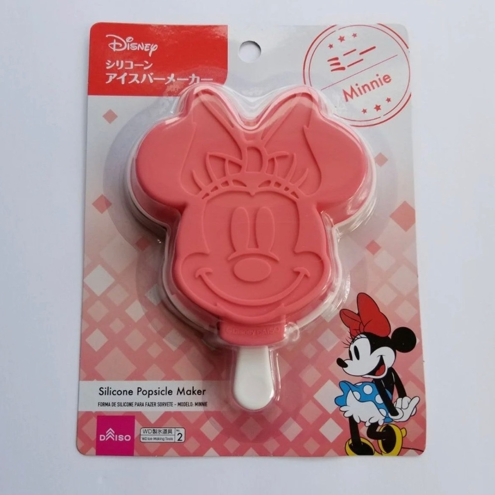 Disney Minnie Mouse Popsicle Silicone Mold Maker